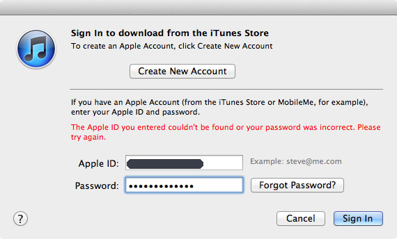 how to switch registration for itunes account for a mac book pro
